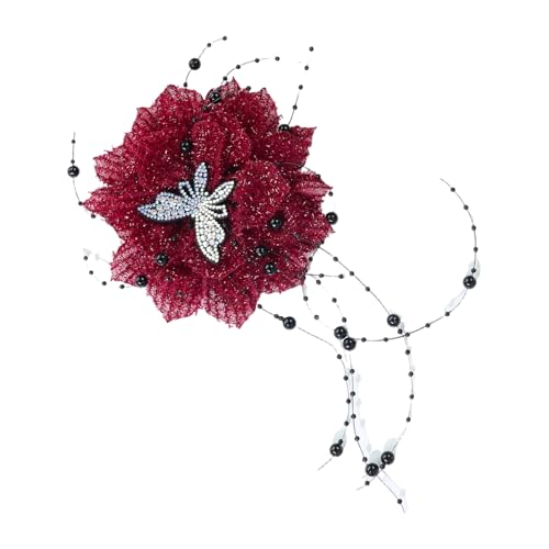 Handgefertigte Blumen-Applikationen, Basteln, Kostüm, Stirnband, Brosche, Hut, Dekoration, übergroße Blumenaufnäher, Nähzubehör Handgefertigte Blumen-Applikationen, Basteln, Kostüm, Stirnband, Brosche, Hut, Dekoration, übergroße Blumenaufnäher, Nähzubehör von Piceioep