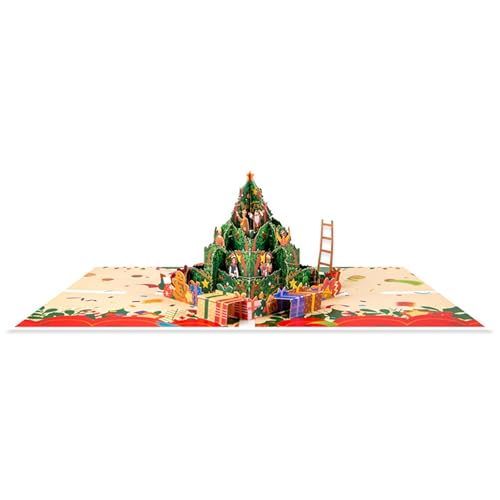 Kreative Geschenke Postkarte Weihnachtsbaum Karte mit Umschlag und Notizkarte, handgefertigt, Festival-Grußkarte für Freunde Kreative Geschenke Postkarte Weihnachtsbaum Karte mit Umschlag und Notizkarte, handgefertigt, Festival-Grußkarte für Freunde von Piceioep