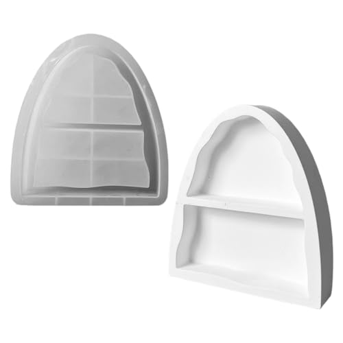 Multifauntal Gewölbte Geformte Silikon Handwerksform Perfekt Für Einzigartige Schmuckhalter Und Dekorative Gipsstücke Flexible Silikonharzgussform von Piceioep