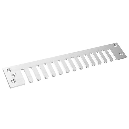 Multifunktions-Holzbearbeitungswerkzeug, Aluminium, praktisch, halbdurchlässig, Zapfen, Schwalbenschwanzschablone, Fräserschablone von Piceioep