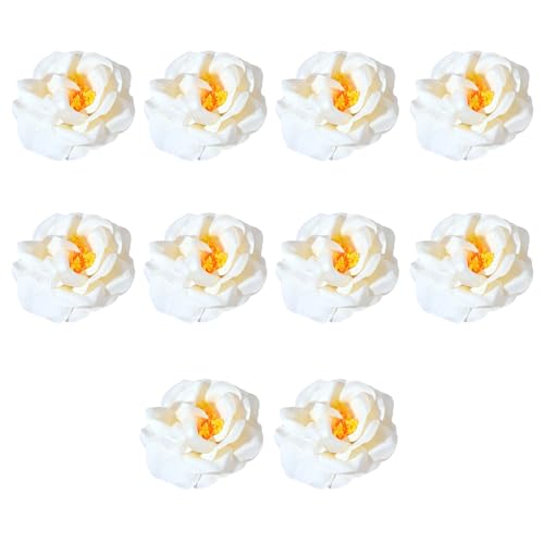 Piceioep 10 PCs Künstliche Blumenköpfe Falsche Blumen Dekorative Blumenköpfe Craft Flower Heads Für Handwerkshome Dekoration Piceioep 10 PCs Künstliche Blumenköpfe Falsche Blumen Dekorative Blumenköpfe Craft Flower Heads Für Handwerkshome Dekoration von Piceioep