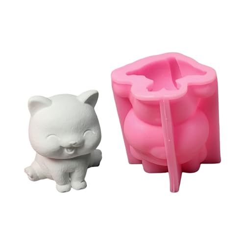 Piceioep Handgefertigte 3D-Katzen-Formen aus Silikon, Ornament-Formen, Tierformen, Gießformen für Zuhause, Tischdekorationen Piceioep Handgefertigte 3D-Katzen-Formen aus Silikon, Ornament-Formen, Tierformen, Gießformen für Zuhause, Tischdekorationen von Piceioep