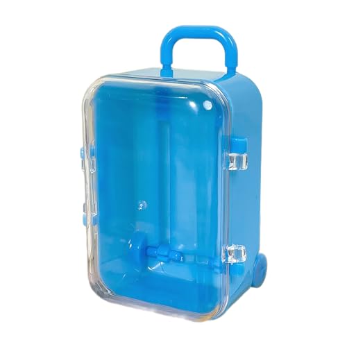 Piceioep Kleiner Koffer für Puppen, Kleidung, Zubehör, 45,7 cm, Puppen, Mädchen, Spielzeug, Miniatur-Dekor-Roller, Reise Piceioep Kleiner Koffer für Puppen, Kleidung, Zubehör, 45,7 cm, Puppen, Mädchen, Spielzeug, Miniatur-Dekor-Roller, Reise von Piceioep