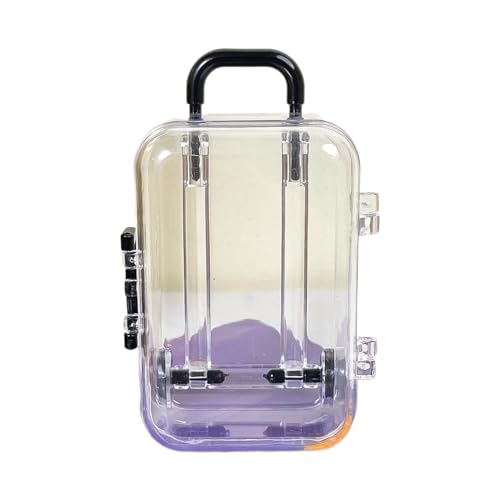 Piceioep Kleiner Koffer für Puppen, Kleidung, Zubehör, 45,7 cm, Puppen, Mädchen, Spielzeug, Miniatur-Dekor-Roller, Reise Piceioep Kleiner Koffer für Puppen, Kleidung, Zubehör, 45,7 cm, Puppen, Mädchen, Spielzeug, Miniatur-Dekor-Roller, Reise von Piceioep