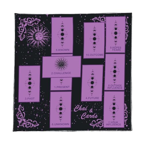 Piceioep Luxuriöse Velvets Tarots Tischdecke Tarot Karten Lesen Stoff Mystische Tischloch Für Geschenke Und Rituelle Reisefreundliche Wahrsagerei Matten Piceioep Luxuriöse Velvets Tarots Tischdecke Tarot Karten Lesen Stoff Mystische Tischloch Für Geschenke Und Rituelle Reisefreundliche Wahrsagerei Matten von Piceioep