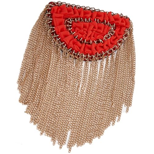 Piceioep Metall Quastens Franse Epaulette Perlen Strasssteine Schulterabzeichen Für Frauen Party Uniform Dekoration Accessoires Nähzubehör Piceioep Metall Quastens Franse Epaulette Perlen Strasssteine Schulterabzeichen Für Frauen Party Uniform Dekoration Accessoires Nähzubehör von Piceioep