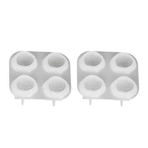 Piceioep Silikonformen in Erdbeerform für handgefertigte Seife, 4 Mulden, Silikonformen, Epoxidharz, Silikonformen von Piceioep