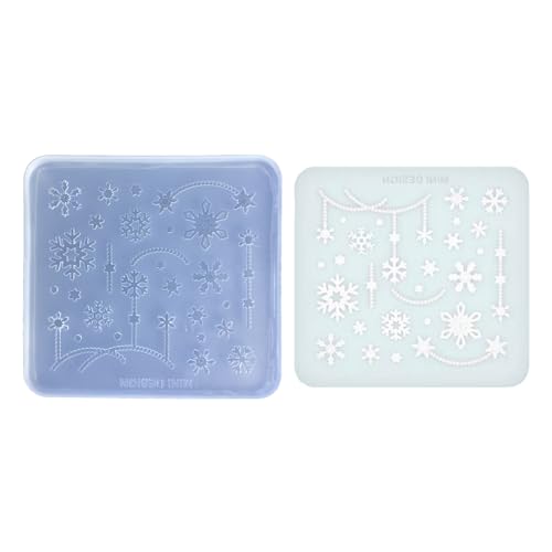 Silikonform zum Basteln, einfach zu verwenden, Schneeflockenform, antihaftbeschichtet, für Handarbeitsliebhaber Silikonform zum Basteln, einfach zu verwenden, Schneeflockenform, antihaftbeschichtet, für Handarbeitsliebhaber von Piceioep