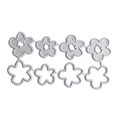 Stanzschablonen aus Karbonstahl, Motiv: Blumen, dekorative Prägepapier-Stanzform für Kartenherstellung, Scrapbooking, Lesezeichen von Piceioep