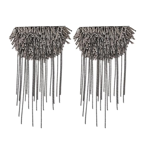 Stilvolle Schulterklappen mit Perlen, Quasten, langlebig, Punk, Schulterklappe, für Persönlichkeit, Mode-Stile Stilvolle Schulterklappen mit Perlen, Quasten, langlebig, Punk, Schulterklappe, für Persönlichkeit, Mode-Stile von Piceioep
