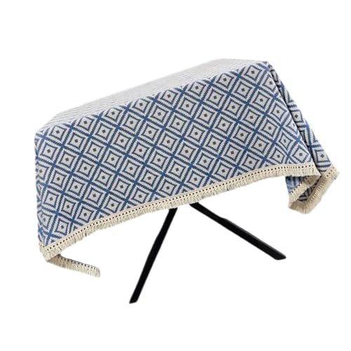 Tischdecke mit Fransen, schmutzabweisend, Polyester-Leinen-Textur, Tischdekorationen für Küche, Esszimmer, Dekoration, blaue Tischdecke, Heimdekoration Tischdecke mit Fransen, schmutzabweisend, Polyester-Leinen-Textur, Tischdekorationen für Küche, Esszimmer, Dekoration, blaue Tischdecke, Heimdekoration von Piceioep