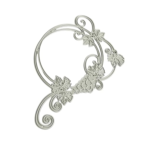 Traubenkranz-Stanzschablonen, Scrapbooking, Prägewerkzeug, Karbonstahl, Stanzform für Kartenherstellung, Album, Urlaubsbedarf Traubenkranz-Stanzschablonen, Scrapbooking, Prägewerkzeug, Karbonstahl, Stanzform für Kartenherstellung, Album, Urlaubsbedarf von Piceioep
