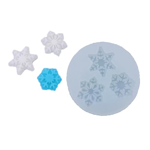 Weihnachtsbackform Schneeflockenform Form Silikonhandwerk Für Handgefertigte Dessert Kerze Und Zuckerhandwerk Nicht Stall Schneeflockenkuchen Dekoration Schimmel von Piceioep