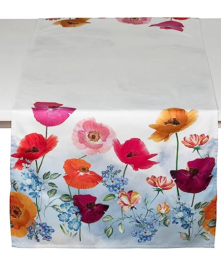 Pichler Tischdecke 130x130 cm Mohnblumen Multicolor von Pichler