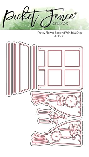Picket Fence Studios Pretty Flower Box and Window Stanzformen, PFSD-331, Metallschneide-Set Picket Fence Studios Pretty Flower Box and Window Stanzformen, PFSD-331, Metallschneide-Set von Picket Fence Studios