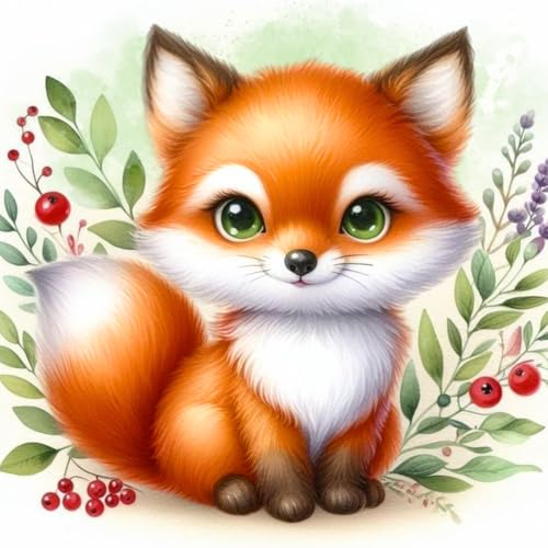 Picmondoo Diamond Painting „Freddy Füchschen“ 30x30 cm – DIY Diamantmalerei für Kinder & Erwachsene – Mit AB-Steinen & Strasssteinen – Komplettset mit Künstlerleinwand & Zubehör Picmondoo Diamond Painting „Freddy Füchschen“ 30x30 cm – DIY Diamantmalerei für Kinder & Erwachsene – Mit AB-Steinen & Strasssteinen – Komplettset mit Künstlerleinwand & Zubehör von Picmondoo