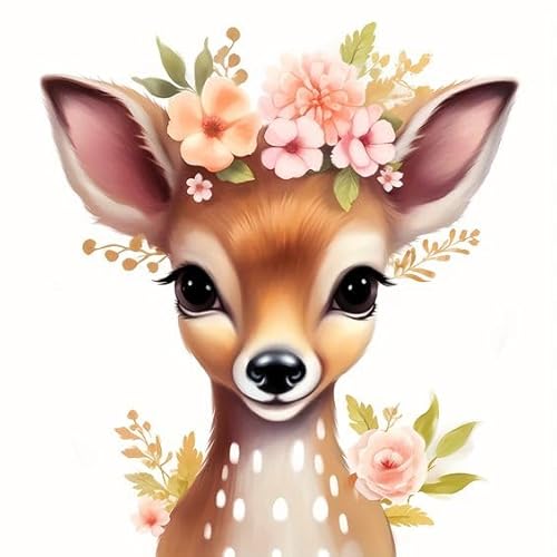 Picmondoo Diamond Painting Mini – Bambi Babsy – 15x15 cm – Komplettset für Kinder & Erwachsene – Harzsteine mit irisierender Beschichtung – Künstlerleinwand mit Zubehör – DIY Bastelset Picmondoo Diamond Painting Mini – Bambi Babsy – 15x15 cm – Komplettset für Kinder & Erwachsene – Harzsteine mit irisierender Beschichtung – Künstlerleinwand mit Zubehör – DIY Bastelset von Picmondoo