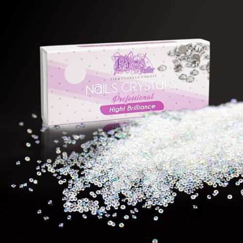 Glitzernägel für Nagelkunst und Dekoration SS-5 (1,7 mm), 144 Kristalle für Nägel in professioneller Qualität, hohe Helligkeit (5 g (1 mm), Pixie Dust A.B.) von Pics Nails