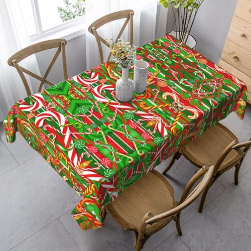 Pidgazdfgv Frohe Weihnachten; Küchentischdecke, eng anliegend, waschbar, knitterfrei, dehnbar, rechteckig, Terrasse Pidgazdfgv Frohe Weihnachten; Küchentischdecke, eng anliegend, waschbar, knitterfrei, dehnbar, rechteckig, Terrasse von Pidgazdfgv