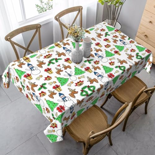 Pidgazdfgv Küchentischdecke, eng anliegend, waschbar, knitterfrei, dehnbar, rechteckig, für Terrasse, 2 Stück Pidgazdfgv Küchentischdecke, eng anliegend, waschbar, knitterfrei, dehnbar, rechteckig, für Terrasse, 2 Stück von Pidgazdfgv