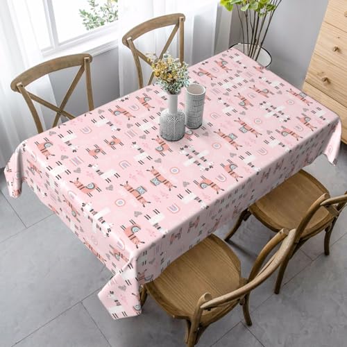 Pidgazdfgv Lama. Küchentischdecke, eng anliegend, waschbar, knitterfrei, dehnbar, rechteckig, Terrasse Pidgazdfgv Lama. Küchentischdecke, eng anliegend, waschbar, knitterfrei, dehnbar, rechteckig, Terrasse von Pidgazdfgv