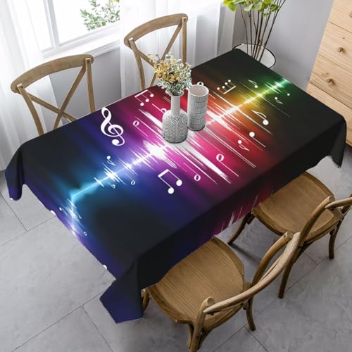 Pidgazdfgv Musics Küchentischdecke, eng anliegend, waschbar, knitterfrei, dehnbar, rechteckig, Terrasse Pidgazdfgv Musics Küchentischdecke, eng anliegend, waschbar, knitterfrei, dehnbar, rechteckig, Terrasse von Pidgazdfgv