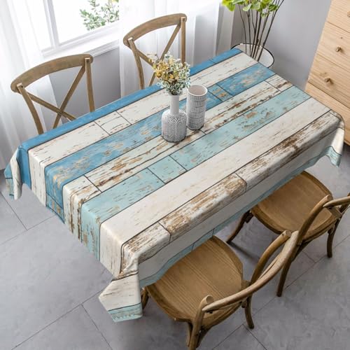 Pidgazdfgv Old Wooden Board Kitchen Table Cloth Pack Tight Fitted Washable Wrinkle Resistant Stretch Rectangular Patio Pidgazdfgv Old Wooden Board Kitchen Table Cloth Pack Tight Fitted Washable Wrinkle Resistant Stretch Rectangular Patio von Pidgazdfgv