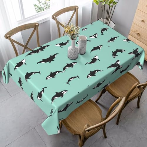 Pidgazdfgv Pacific Ocean Wal Küchentischdecke, eng anliegend, waschbar, knitterfrei, dehnbar, rechteckig, Terrasse Pidgazdfgv Pacific Ocean Wal Küchentischdecke, eng anliegend, waschbar, knitterfrei, dehnbar, rechteckig, Terrasse von Pidgazdfgv
