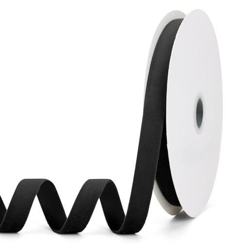 Pieaary Schwarzes Samtband, 1,6 cm x 20 m, doppelseitiges Premium-Samtband für Geschenkverpackungen, handgefertigte Bastelarbeiten, Schleifenherstellung, Weihnachts- und Hochzeitsdekoration (1,6 cm, Pieaary Schwarzes Samtband, 1,6 cm x 20 m, doppelseitiges Premium-Samtband für Geschenkverpackungen, handgefertigte Bastelarbeiten, Schleifenherstellung, Weihnachts- und Hochzeitsdekoration (1,6 cm, von Pieaary
