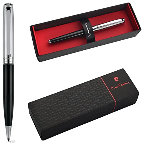 Pierre Cardin® DIDIER Kugelschreiber mit Gravur | Premium Stift Etui | blaue Mine | edel | personalisiertes Geschenk | Namen | graviert | Jahrestag | Geburtstag von Pierre Cardin