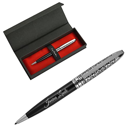 Pierre Cardin® JACQUES Kugelschreiber mit Gravur | Premium Stift Etui | blaue Mine | edel | personalisiertes Geschenk | Namen | graviert | Jahrestag | Geburtstag von Pierre Cardin