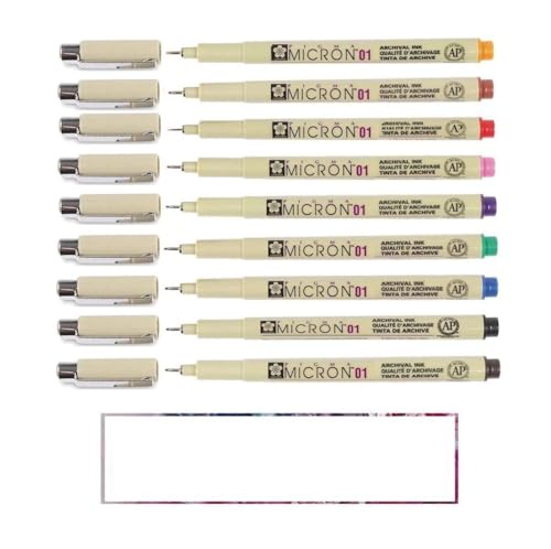 Pigma Mirron Sakura 01 – Set mit 9 Farben, Set mit 9 Finelinern Pigma Mirron Sakura 01 – Set mit 9 Farben, Set mit 9 Finelinern von Pigma