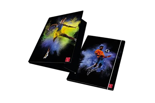 Pigna, Mappe mit Gummiband LOVE SPORT, Rücken 1,2, Format 26x35,5 cm, Packung mit 6 Pigna, Mappe mit Gummiband LOVE SPORT, Rücken 1,2, Format 26x35,5 cm, Packung mit 6 von Pigna