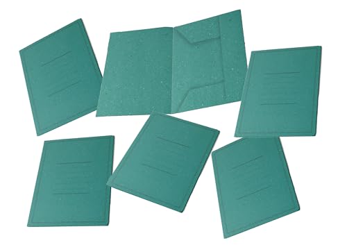 Pigna, 50 Aktenordner 3 Klappen mit Druck, Eco Line, 24,5x34,5 cm, 180 g/m², Farbe Grün von Pigna