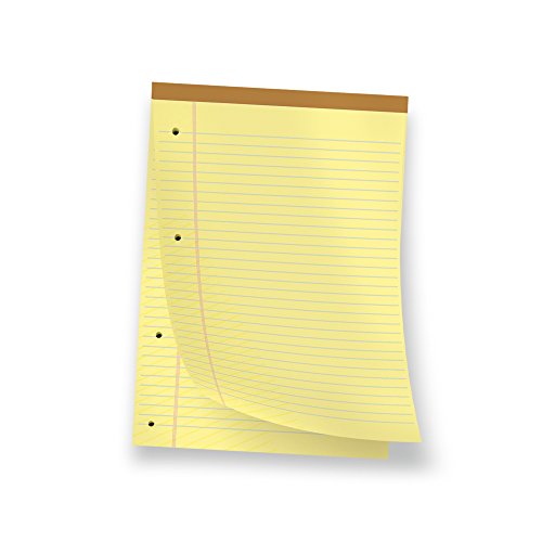 Pigna, LEGAL Heftblock, A4, gelbes Papier mit Löchern und Mikroperforation, 50 Blatt, 80 g/m², 10er-Pack Pigna, LEGAL Heftblock, A4, gelbes Papier mit Löchern und Mikroperforation, 50 Blatt, 80 g/m², 10er-Pack von Pigna