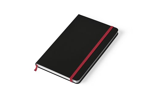 PdiPigna Notizbuch Schwarz Orient, 13 x 21 cm, 144 Seiten, mit farbigem Lesezeichen, recyceltes Papier, 80 g/m² FSC, Innenseite PU, gepunktet PdiPigna Notizbuch Schwarz Orient, 13 x 21 cm, 144 Seiten, mit farbigem Lesezeichen, recyceltes Papier, 80 g/m² FSC, Innenseite PU, gepunktet von PdiPigna