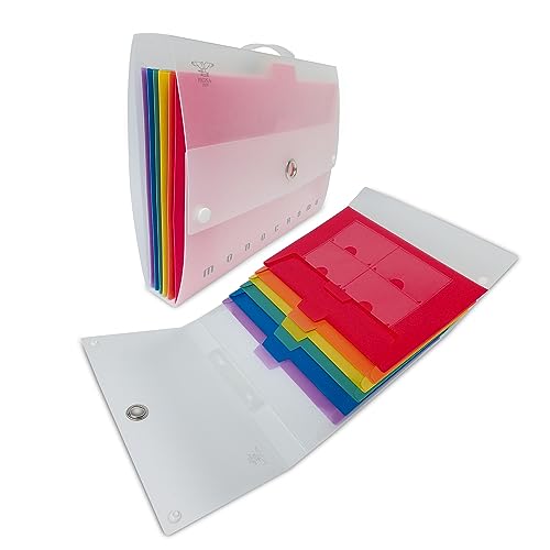 Pigna, Einfarbige PPL Aktentasche, 34x26x3,5 cm, mit farbigen Umschlägen, Packung 1 St. Pigna, Einfarbige PPL Aktentasche, 34x26x3,5 cm, mit farbigen Umschlägen, Packung 1 St. von Pigna
