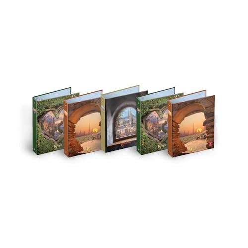 Pigna, Ringbuch im Format A4 SPECIAL VIEWS, Ringbuch, zur Organisation von Dokumenten, Format 27 x 32 cm, 5er-Set von Pigna