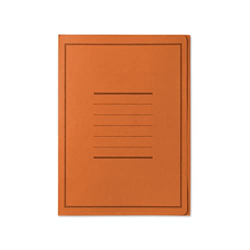 Pigna 0221801AR, Packung mit 50 Stück, Ordner mit 3 Laschen mit Aufdruck, Farbe Orange von Pigna