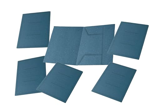 Pigna, 50 Aktenordner 3 Klappen mit Druck, Eco Line, 24,5x34,5 cm, 180 g/m², Farbe Hellblau von Pigna