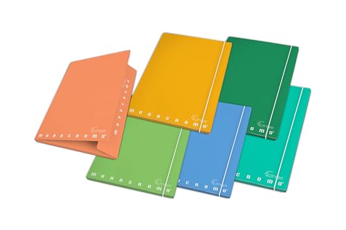 Pigna, Mappe mit Gummiband MONOCROMO GRÜN, Rücken 1,2, Format 26x35,5 cm, Packung mit 6 Pigna, Mappe mit Gummiband MONOCROMO GRÜN, Rücken 1,2, Format 26x35,5 cm, Packung mit 6 von Pigna