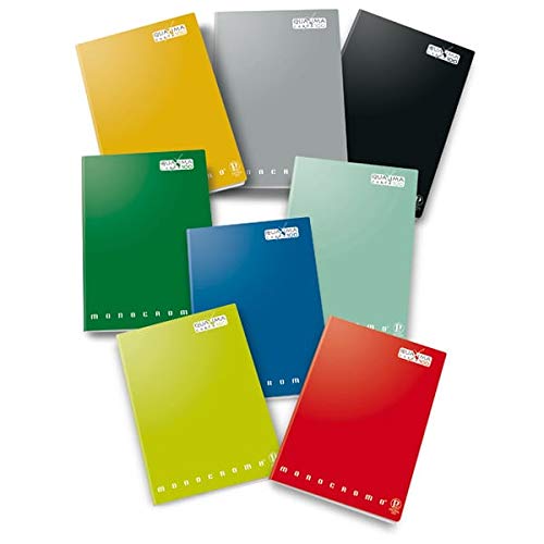 Pigna Lineatur 5 m kariert 5 mm Hefte A4 Maxi, Mehrfarbig, 8005235024137 von Pigna