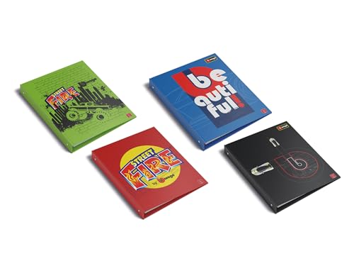 Pigna Ringordner A4 BBurago, 5er-Pack, Einband mit Auto-Motiv, offizielle Kollektion BBurago x Pigna Ringordner A4 BBurago, 5er-Pack, Einband mit Auto-Motiv, offizielle Kollektion BBurago x von Pigna