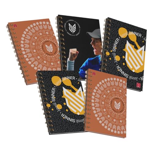 Pigna Spiralhefte Maxi Sinner, innen 5 m, kariert 5 mm, 4 Löcher und Mikroperforation, Papier 80 g, Format A4, 21 x 29,7 cm, 5 Stück von Pigna