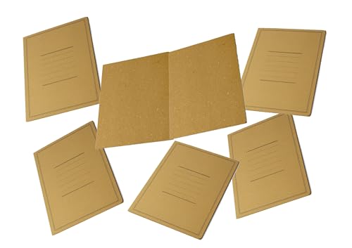 Pigna, 50 unbedruckte Aktenordner ohne Klappen, Eco Line, 24,5x34,5 cm, 180 g/m², Farbe Gelb von Pigna