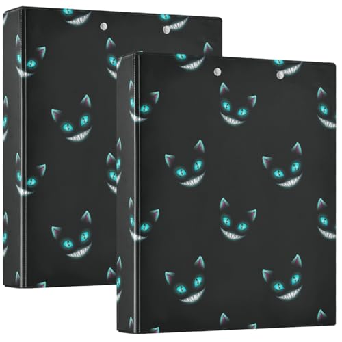 Pigsaly Runder Ringbuch, schwarze Katze, 3,8 cm, Katzengesichter, Klemmbrett mit Taschen, passend für 200 Blatt, für Schule, Büro, Zuhause, Geschenke, 1 Packung Pigsaly Runder Ringbuch, schwarze Katze, 3,8 cm, Katzengesichter, Klemmbrett mit Taschen, passend für 200 Blatt, für Schule, Büro, Zuhause, Geschenke, 1 Packung von Pigsaly