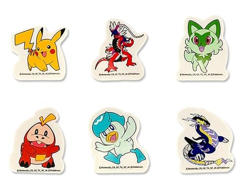 Pikachu Radiergummi-Set, 6 Stück von Pikachu