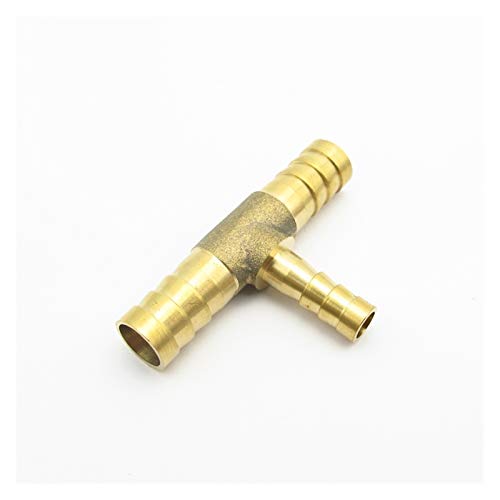 Pilang Zxxin-Rohrverbindungsstücke 14mm x 10mm x 14mm Schlauch-Widerhaken-T-Stück 3-Wege-Messing Barbed Rohrfitting-Koppler-Stecker-Adapter Gute Qualität von Pilang