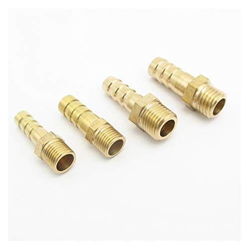 Zxxin-Rohrverbindungsstücke 4pcs Messingrohrfitting Kupplung-Stecker-Adapter Splicer, 4mm 6mm 8mm 10mm OD Schlauchanschluss M8 x M10 M12 metrisch Außengewinde Gute Qualität ( Color : M8x1.25 to 8mm ) Zxxin-Rohrverbindungsstücke 4pcs Messingrohrfitting Kupplung-Stecker-Adapter Splicer, 4mm 6mm 8mm 10mm OD Schlauchanschluss M8 x M10 M12 metrisch Außengewinde Gute Qualität ( Color : M8x1.25 to 8mm ) von Pilang