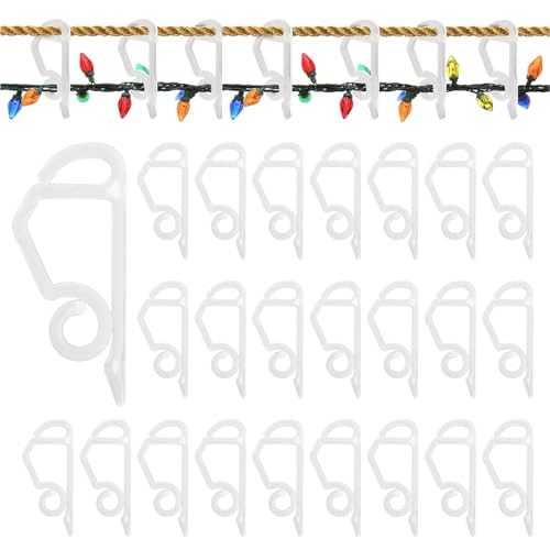 Pilikoll 200 Stück Weihnacht Licht Clips Dachrinnenhaken Lichterkette Kunststoff Mini Dachrinnenhaken Weihnachtslicht Clips Lichterkette Clips Dachrinne für Weihnachten, Halloween, Partys Pilikoll 200 Stück Weihnacht Licht Clips Dachrinnenhaken Lichterkette Kunststoff Mini Dachrinnenhaken Weihnachtslicht Clips Lichterkette Clips Dachrinne für Weihnachten, Halloween, Partys von Pilikoll